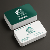 بطاقات أعمال مغلفة بطبقة لامعة من مادة البولي إيثيلين تيرفثالات ذات الزوايا المستديرة – 760 ميكرون، متينة للغاية وذات لمسة نهائية شديدة اللمعان | خدمات تصميم مجانية | Yalla Printing