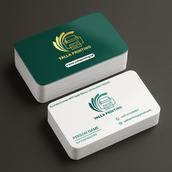 بطاقات أعمال مغلفة برقائق ذهبية لامعة ذات زوايا مستديرة - 760 ميكرون، جودة ممتازة | خدمات تصميم مجانية | Yalla Printing