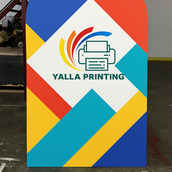 Custom Design Event Backdrop Printing – Premium Self-Standing Foam Board Display for Weddings, Parties, Exhibitions & Corporate Branding in UAE | Free Design by Yalla Printing