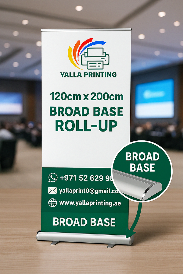 120cm x 200cm Roll-Up Banner - Professional Display Solution for Events and Promotions