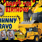 Construction Zone Birthday Banner" - Build Excitement for Your Party - Yalla Printing
