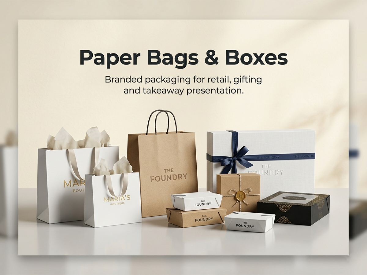 Paper Bags & Boxes
