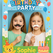 إطار مقطوع مخصص لصورة شخصية على شكل Instagram - مثالي لأي حدث!