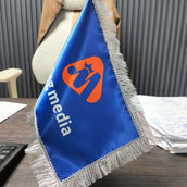 Custom Table Flag with Stand | Premium Display for Desks & Events | Yalla Printing - Yalla Printing