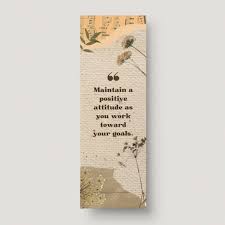 Custom Bookmark (5x21 cm) – Premium Quality | Personalized Bookmarks for Business Promotions, Corporate Branding & Marketing | Yalla Printing