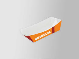 Fried Chicken Tray – Food Grade, 250 GSM, 4-Color, 1-Side Varnish (20x12x5 cm) | Yalla Printing