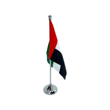 Custom Table Flag with Stand | Premium Display for Desks & Events | Yalla Printing