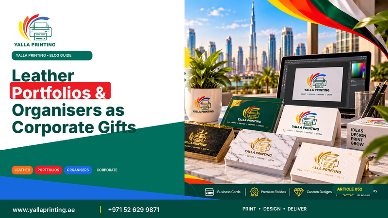 Leather portfolios and organisers as corporate gifts – Yalla Printing