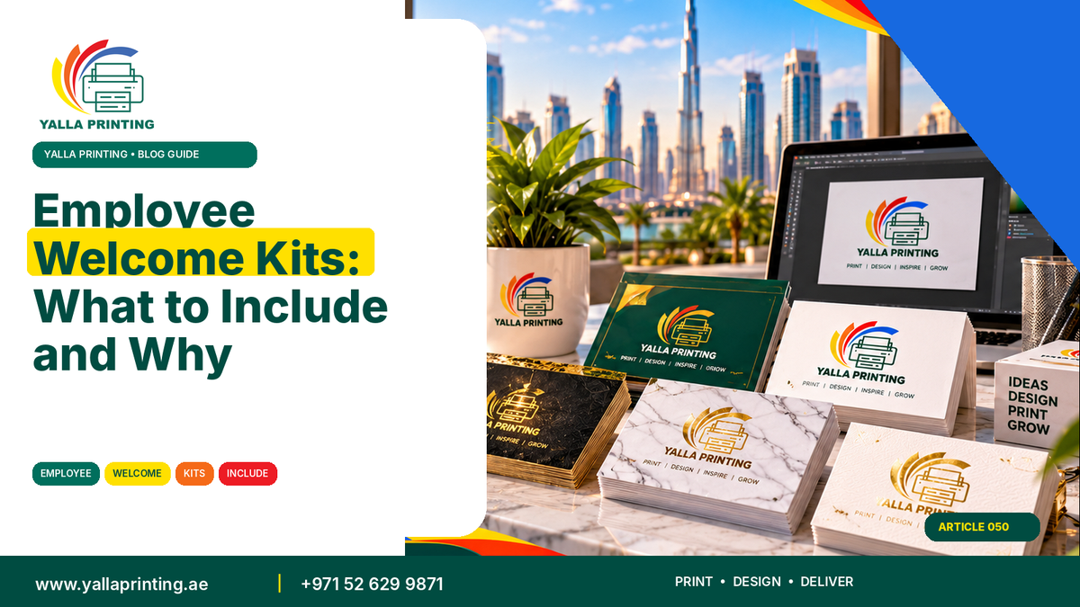 Employee welcome kits – Yalla Printing