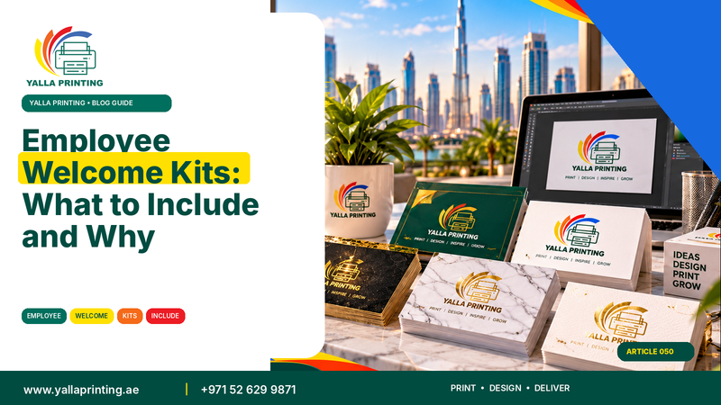 Employee welcome kits – Yalla Printing