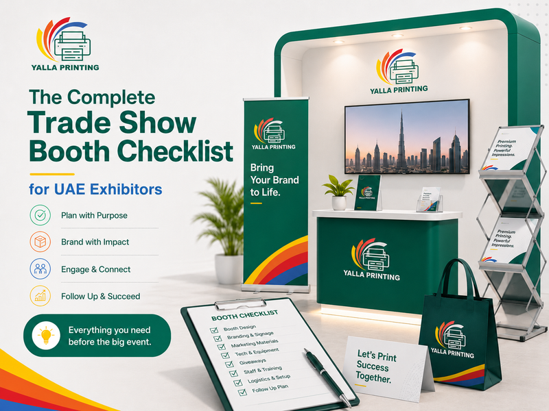 The Complete Trade Show Booth Checklist for UAE Exhibitors
