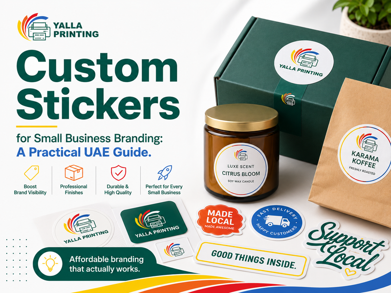 Custom Stickers for Small Business Branding: A Practical UAE Guide