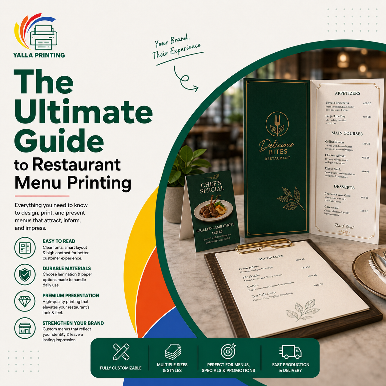 The Ultimate Guide to Restaurant Menu Printing