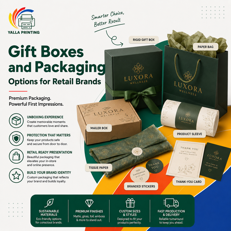 Gift Boxes and Packaging Options for Retail Brands