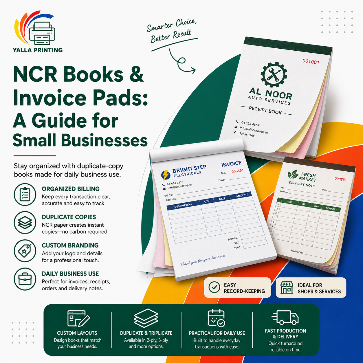 NCR Books & Invoice Pads: A Guide for Small Businesses