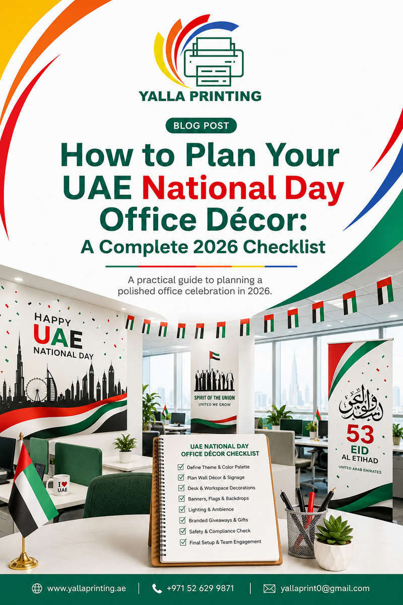 How to Plan Your UAE National Day Office Décor: A Complete 2026 Checklist