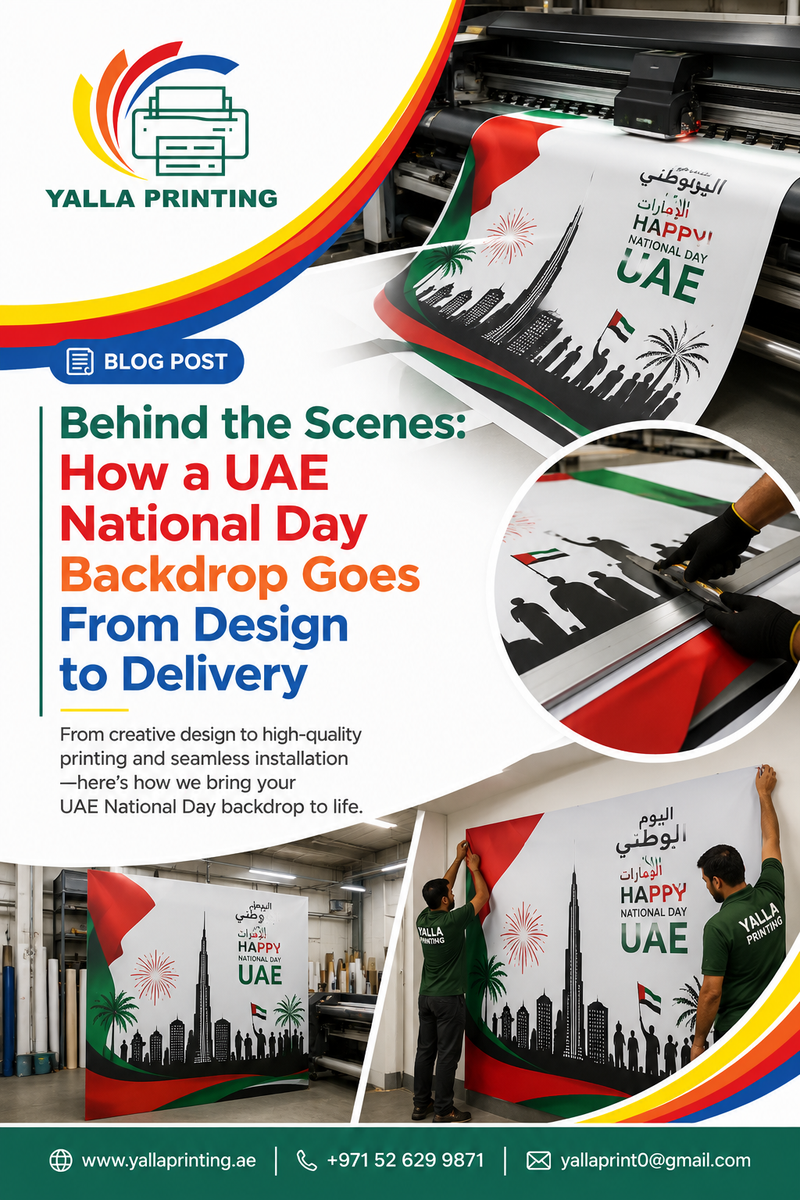 Behind the Scenes: How a UAE National Day Backdrop Goes From Design to Delivery