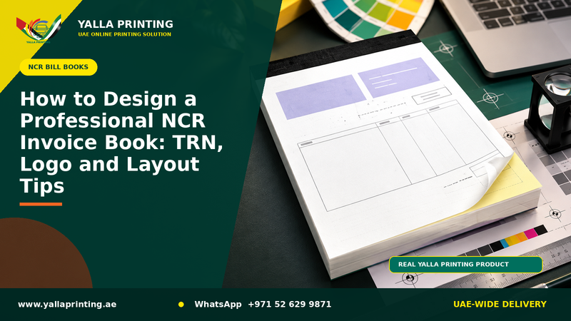 How to Design a Professional NCR Invoice Book: TRN, Logo and Layout Tips – Yalla Printing UAE