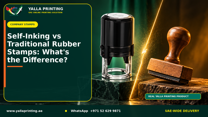 Self-Inking vs Traditional Rubber Stamps: What's the Difference? – Yalla Printing UAE