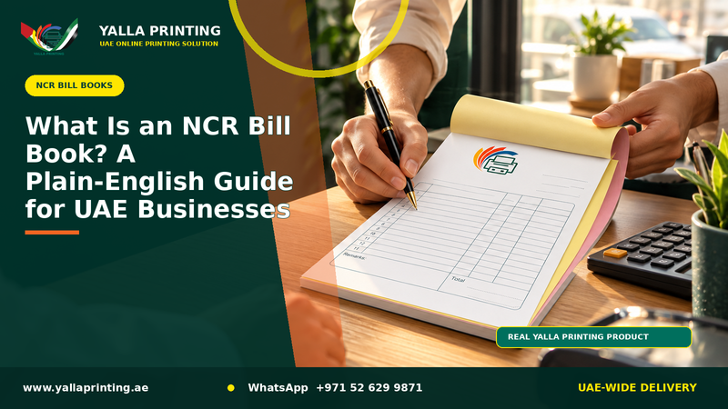 What Is an NCR Bill Book? A Plain-English Guide for UAE Businesses – Yalla Printing UAE
