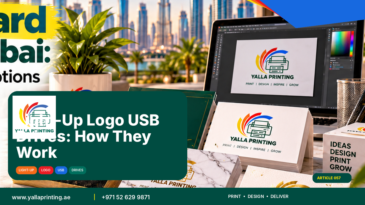 Light-Up Logo USB Drives: How They Work – Yalla Printing