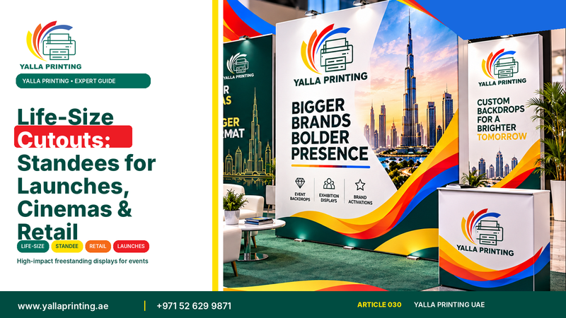 Life-size cutout standee – Yalla Printing