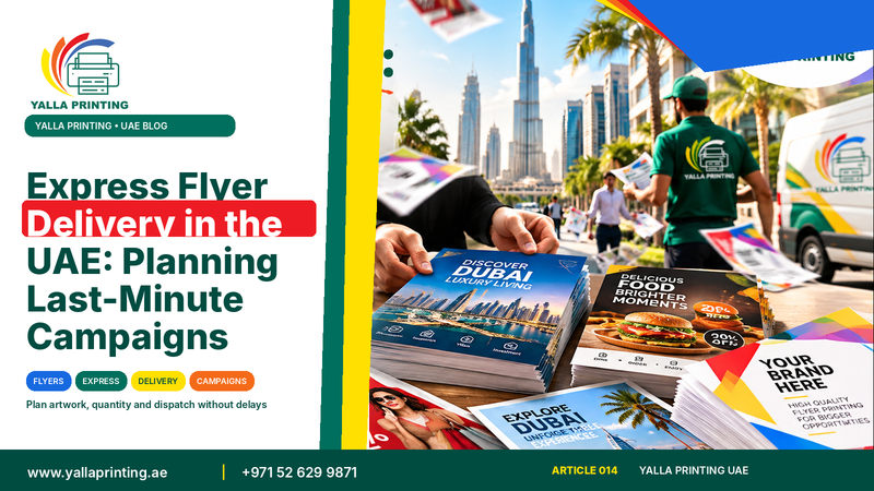 Express flyer delivery UAE – Yalla Printing