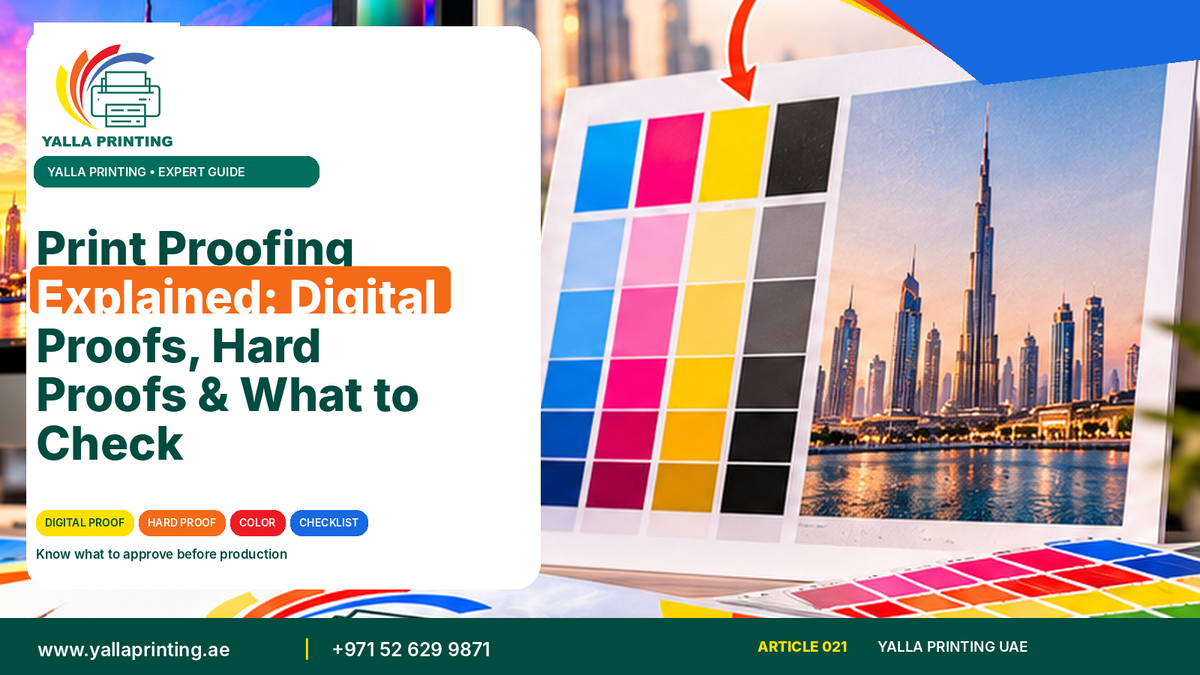 Print proofing digital and hard proofs – Yalla Printing