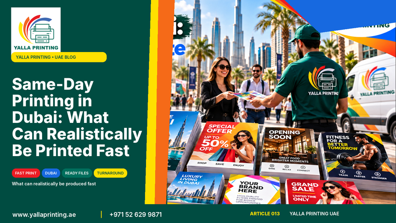 Same-day printing Dubai – Yalla Printing