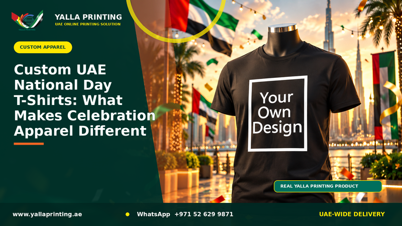 Custom UAE National Day T-Shirts: What Makes Celebration Apparel Different – Yalla Printing UAE