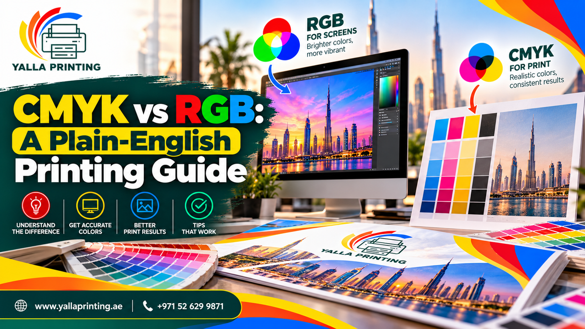 CMYK vs RGB printing colour guide – Yalla Printing