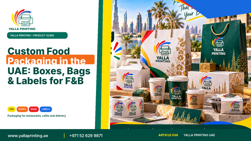 Custom food packaging UAE – Yalla Printing