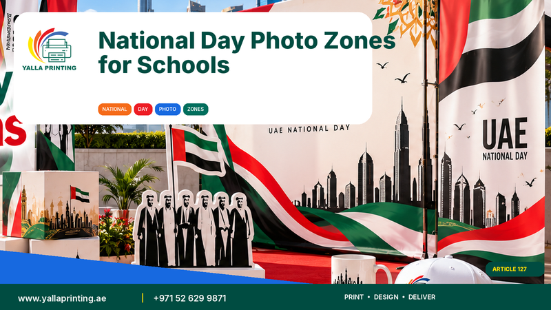 UAE National Day School Photo Zones: Backdrops, Cutouts & Selfie Frames – Yalla Printing