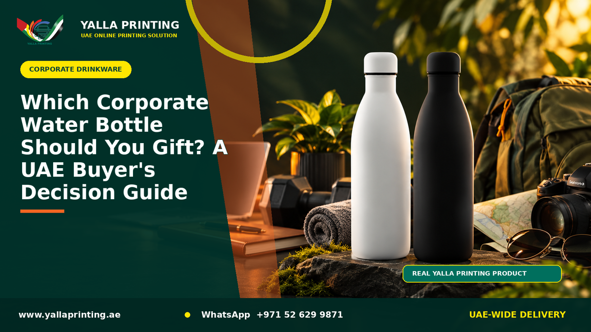 Which Corporate Water Bottle Should You Gift? A UAE Buyer's Decision Guide – Yalla Printing UAE