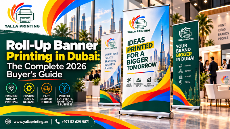 Roll-up banner printing in Dubai – Yalla Printing