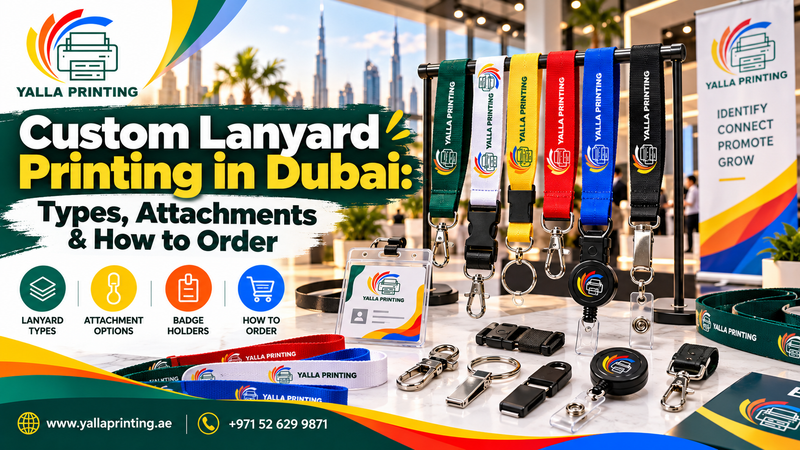 Custom printed lanyards Dubai – Yalla Printing