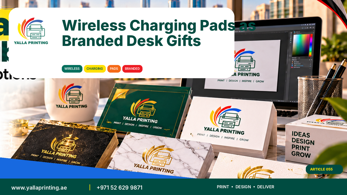 Wireless Charging Pads as Branded Desk Gifts – Yalla Printing