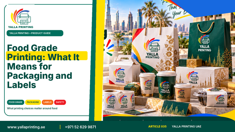 Food grade printed packaging – Yalla Printing