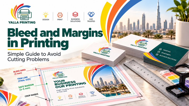Yalla Printing bleed margins UAE blog cover