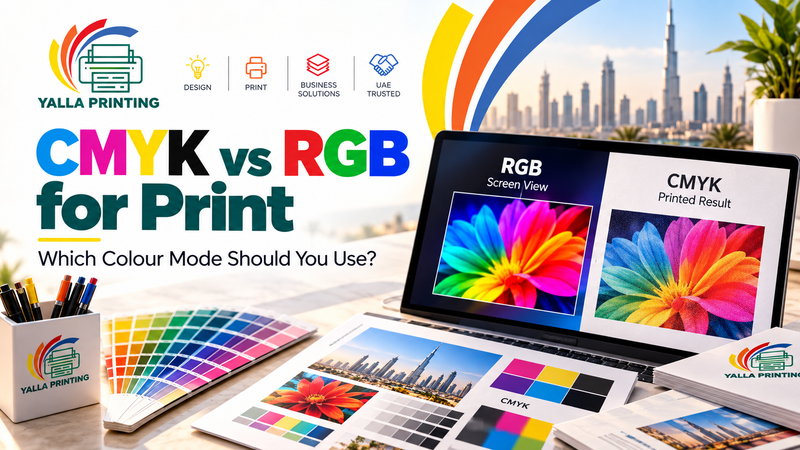 Yalla Printing cmyk vs rgb UAE blog cover