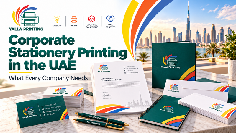 Yalla Printing corporate stationery blog featured image