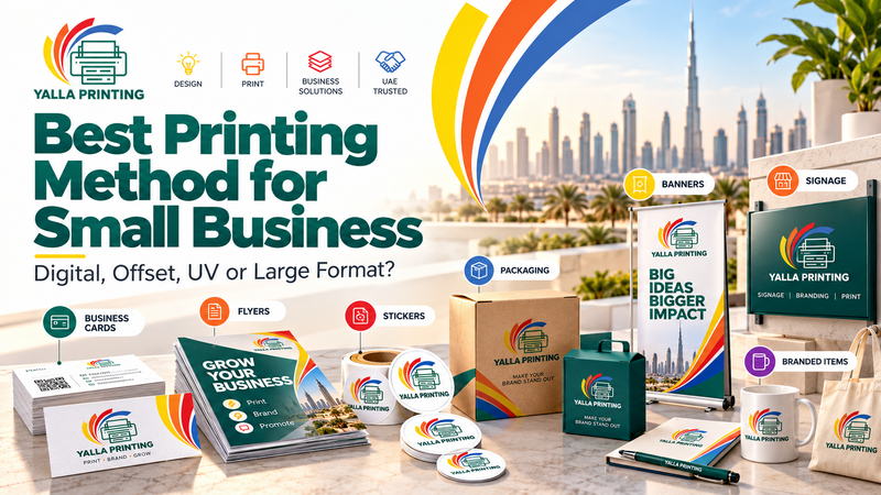 Yalla Printing small business print method UAE blog cover