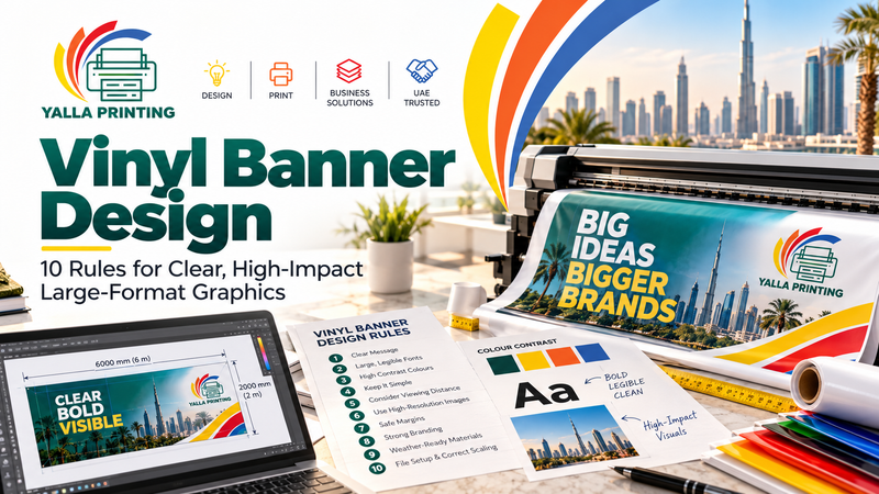 Yalla Printing vinyl banner design UAE blog cover