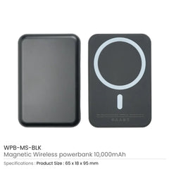 Custom Printed Magsafe Powerbank 10, 000 Mah 15W Fast Wireless Charging | Logo Branding Corporate Gift | UAE Delivery | Yalla Printing UAE