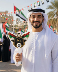 Falcon Wings Branded Photo Prop for UAE 55th National Day view 2