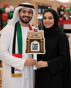Ornate Heritage Gate Branded Photo Prop for UAE 55th National Day view 3