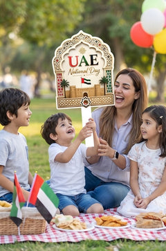 Ornate Heritage Gate Handheld Photo Prop for UAE 55th National Day view 3
