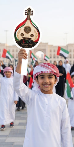 Traditional Oud Handheld Photo Prop for UAE 55th National Day view 4