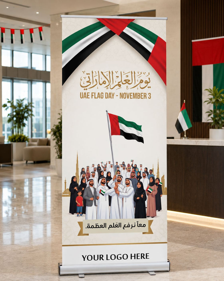 UAE Flag Day 3 November Unity Roll-Up Banner product image