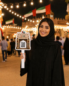 Ornate Heritage Gate Branded Photo Prop for UAE 55th National Day view 4